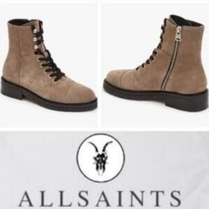 NWOB All Saints Dusty Cap Toe Combat Boots